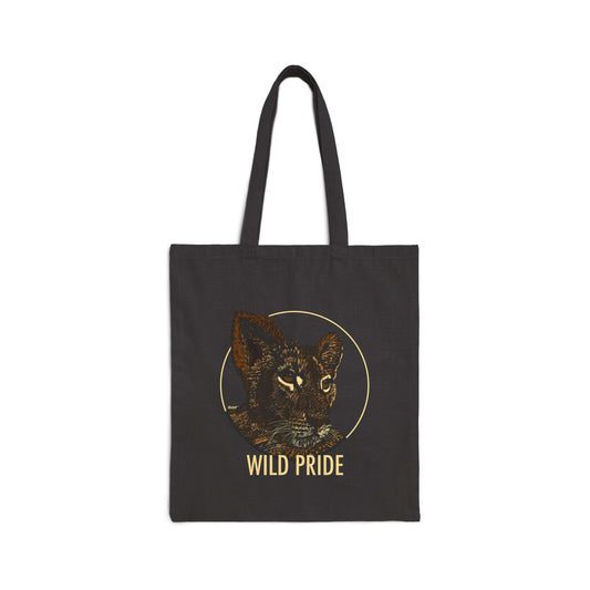Lion Cub Wild Pride Natural - Cotton Canvas Tote Bag, Eco-Friendly Shopping Bag, Animal Lover Gift, Reusable Grocery Tote, Fashionable Canvas Bag
