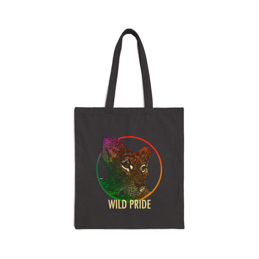 Lion Cub Wild Pride Rainbow Tote Bag | Eco-Friendly Canvas Bag for Animal Lovers, Gifts, Everyday Use
